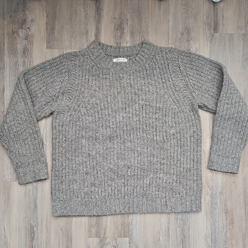 Classic Gray Crewneck Sweater
